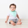 Babero bandana con mordillo BUBA Dino verde