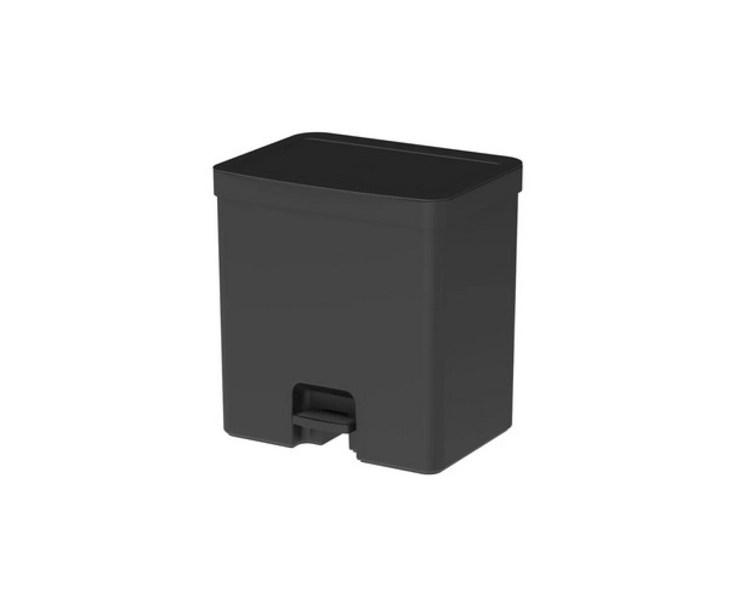 Papelera con pedal 20L - Negro 