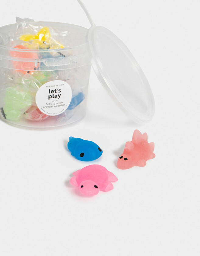 Lúdico Squishy Balde Con Mini Squishys - Combinacion Multicolor