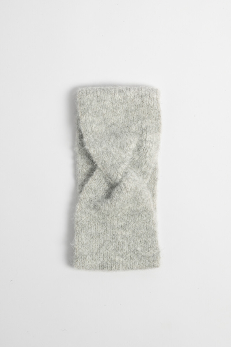 Vincha punto Gris Melange