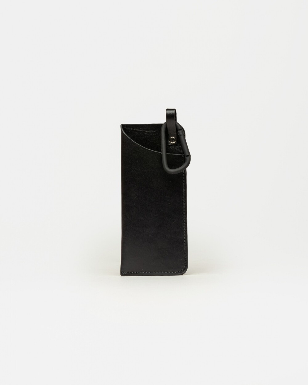 Estuche Ruby en cuero vaqueta Negro