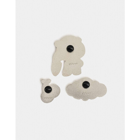 Set De Pines ''stitch Capybara'' Combinacion Multicolor