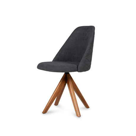Silla Giratoria Karol 141- Tela Microfibra 227 (Grafito)