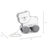 Juego de arrastre animales madera Polar B Oso Polar