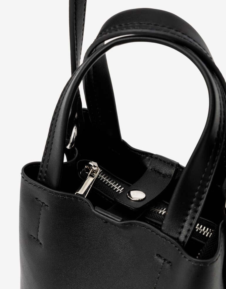 City Moda Cartera City Doble Asa - Negro