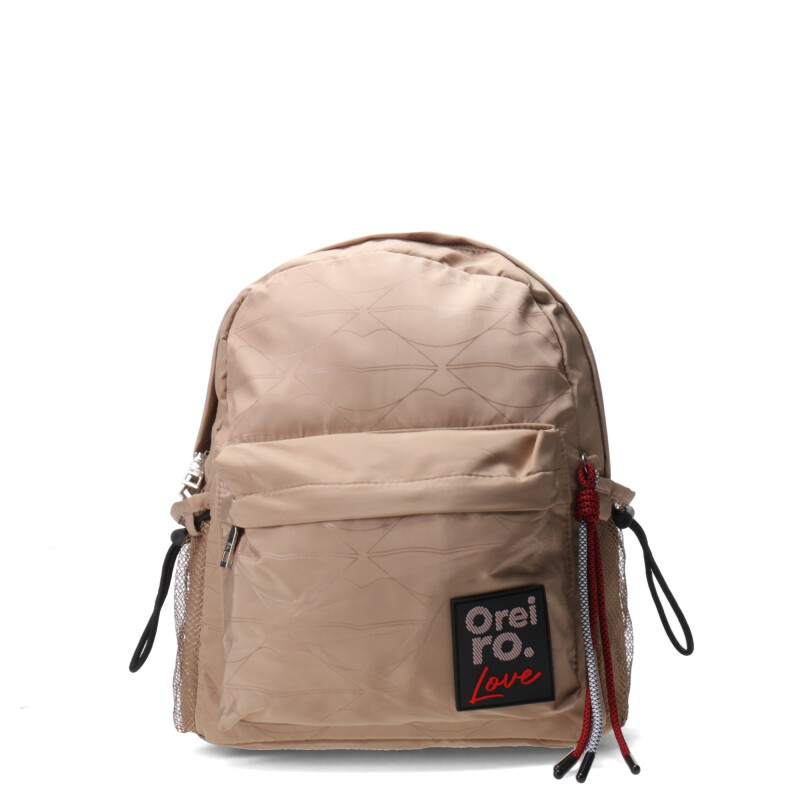 Mochila Las Oreiro Oreiro Love Beige
