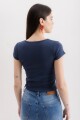 T-shirt Nera Azul