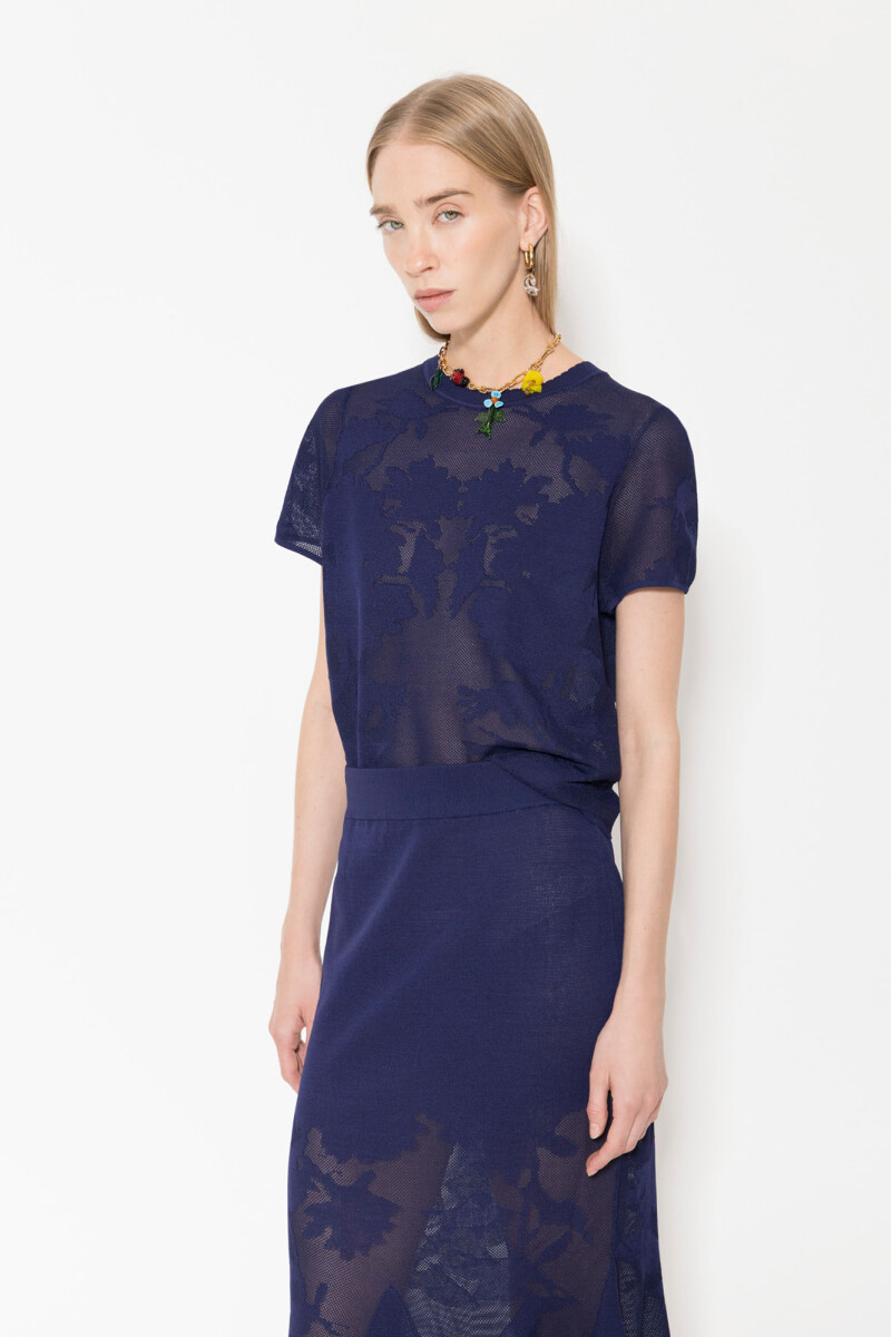Top Nouvelle Azul Marino