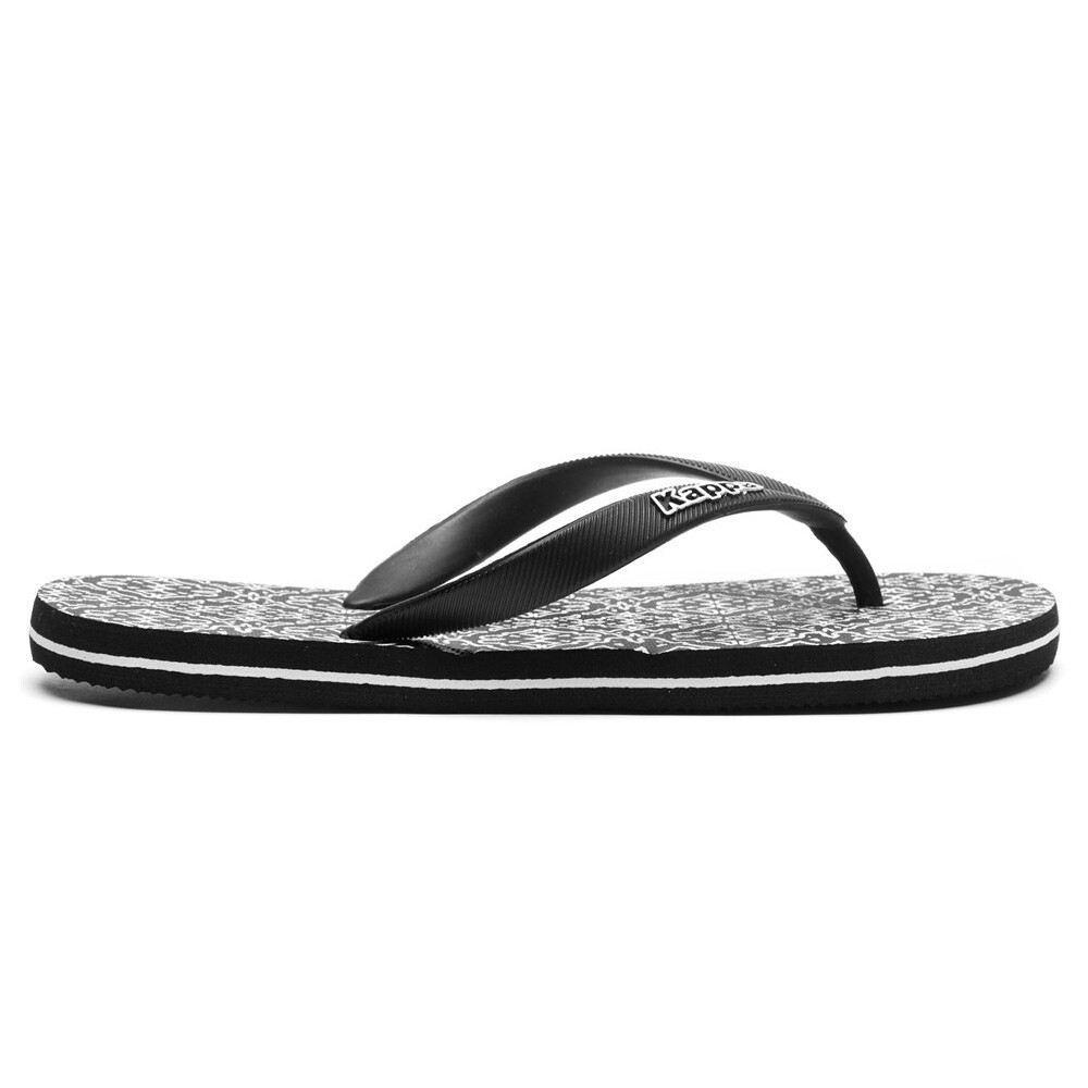 Sandalias Slides Logo Belkem Unisex Black/white