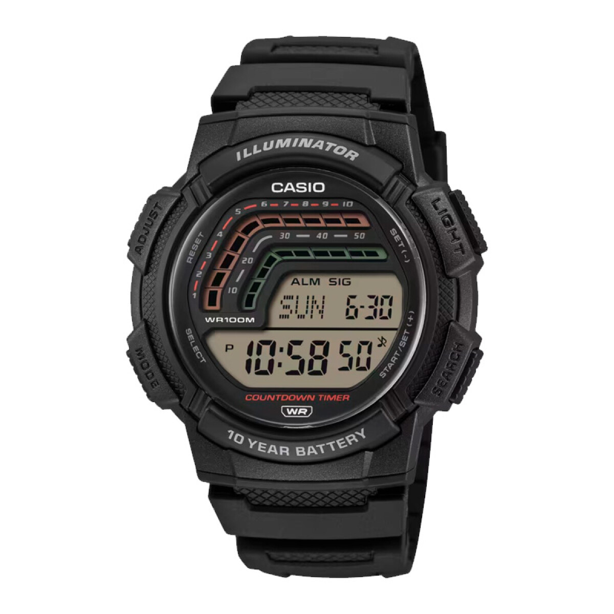 Reloj Casio Digital para Hombre WS-1800 - 1AVDF 
