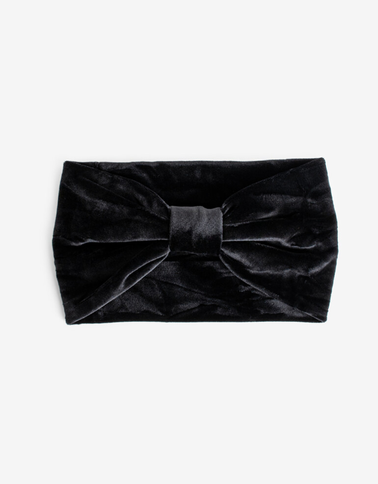 Vinchas Textiles Lisas Vinchas Textiles Cozy - Negro