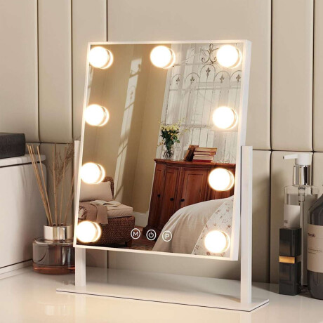 Espejo con luz led regulable para maquillaje chico Sc