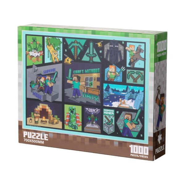 Puzzle Minecraft con cuadro Puzzle Minecraft con cuadro