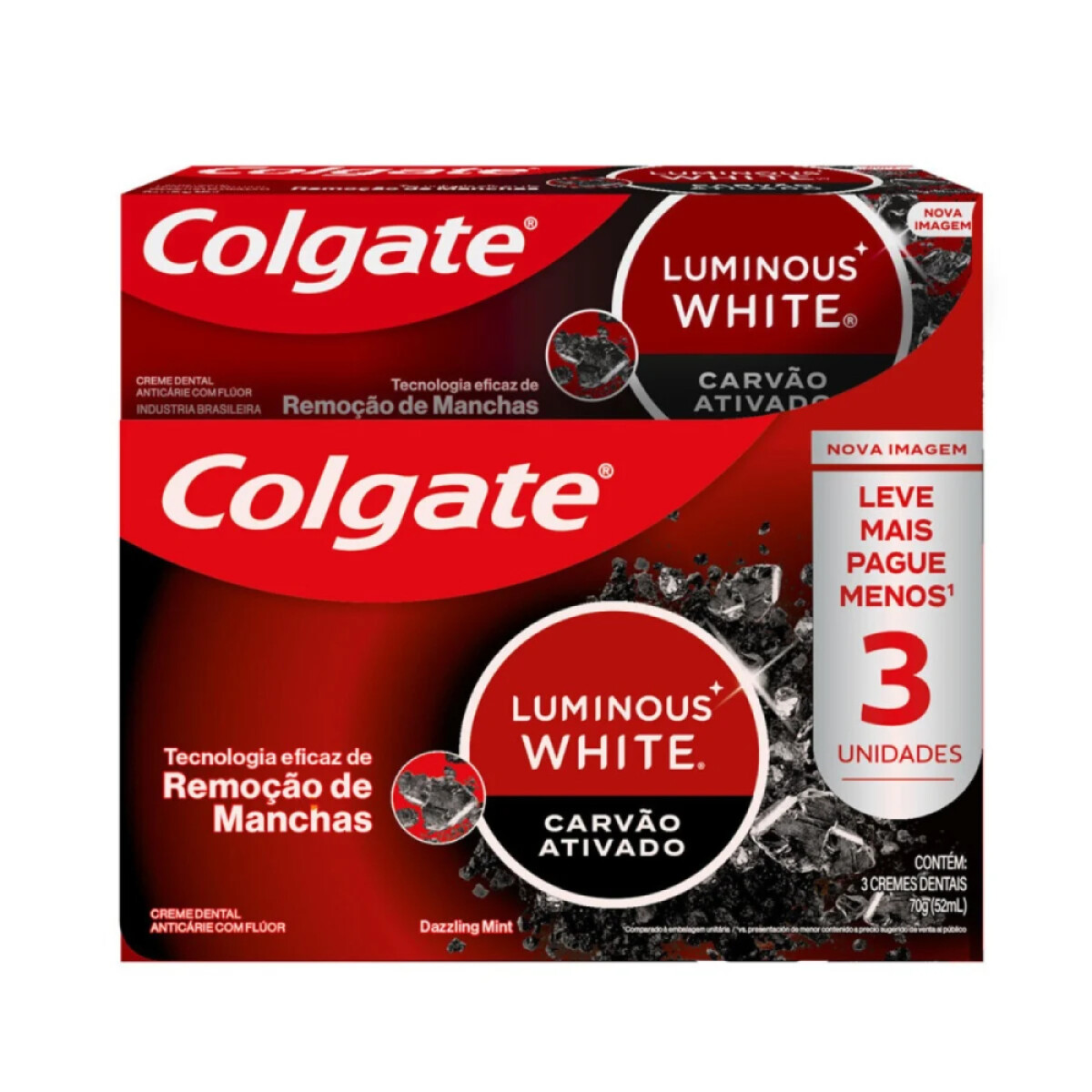 Pack Colgate Luminous White 3 70 Gr 