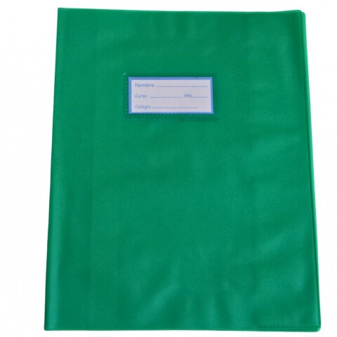 FORRO PARA CUADERNO TEORIA PVC COLOR VERDE FORRO PARA CUADERNO TEORIA PVC COLOR VERDE