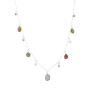 Collar Cadena Karvik Turmalinas Plata 925 0