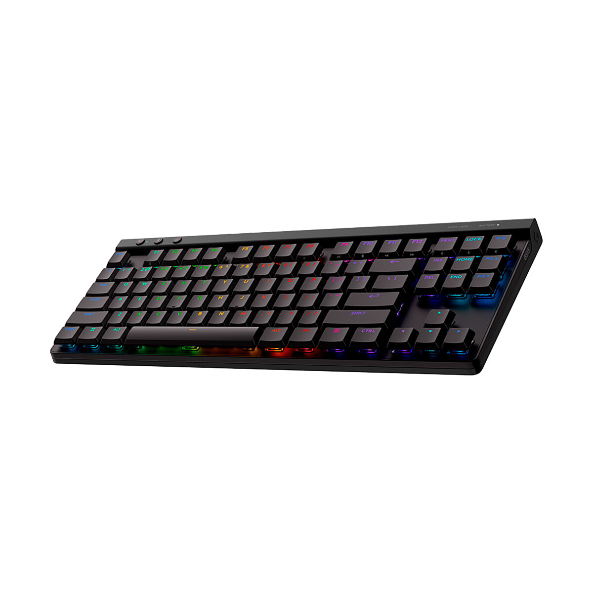 Teclado Gamer Logitech G515 Lightspeed TKL Retroiluminado en ingles Black