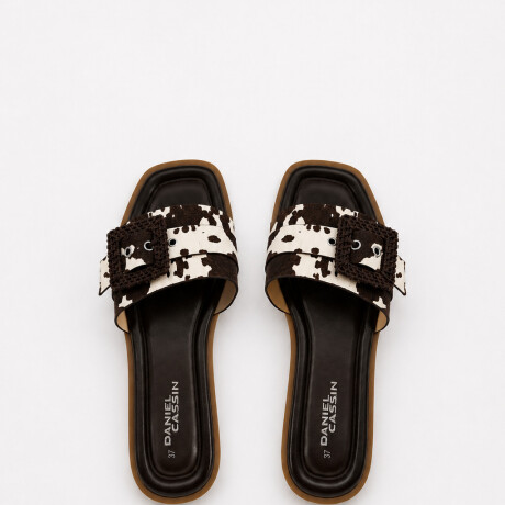 SANDALIA BOW Animal Print