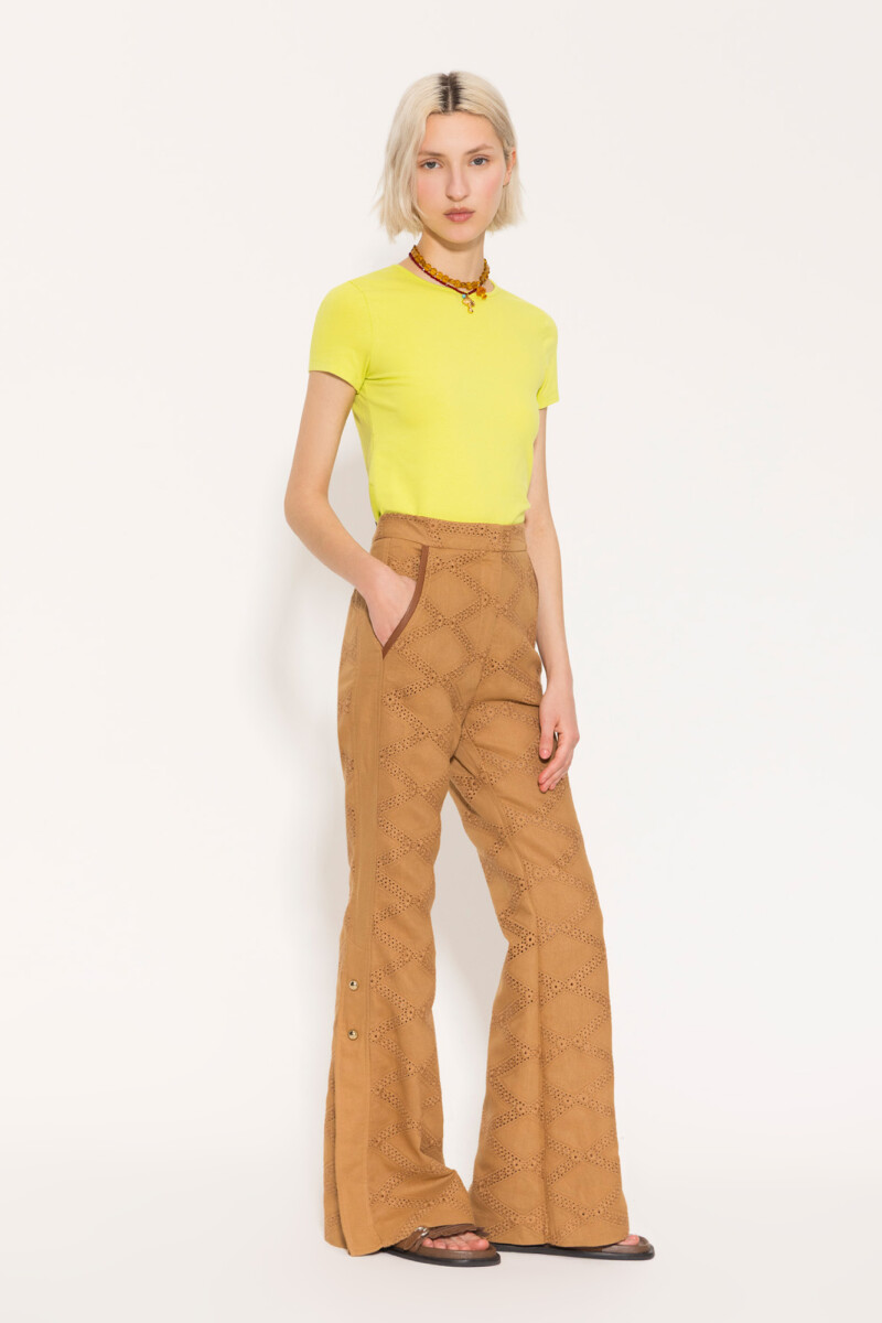 PANTALON GATSBY Camel
