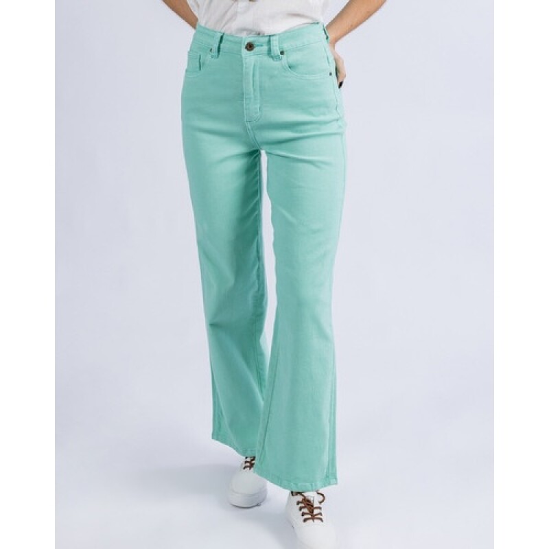 Pantalón twill UFO Paris verde Verde claro