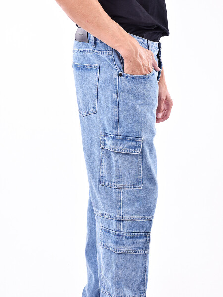 JEAN REVOLVE AZUL
