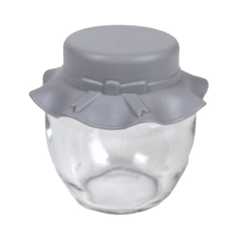 ESPECIERO VIDRIO 210CC TAPA SOMBRERO CON VOLADO ESPECIERO VIDRIO 210CC TAPA SOMBRERO CON VOLADO