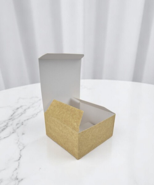 Caja flexi plegable 10x10x05 cm. MADERA