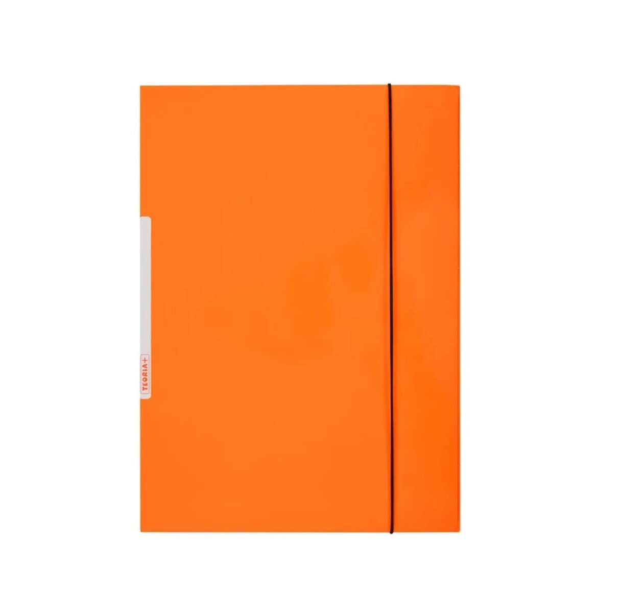 Carpeta Con Elástico Oficio Teoría+ Plastificada Naranja 