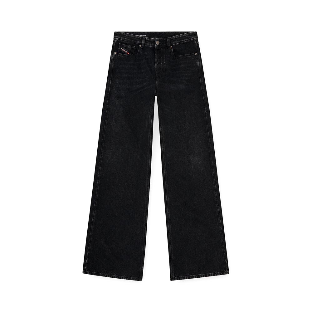 Jean Para Hombre D-Rise Negro/Gris Oscuro