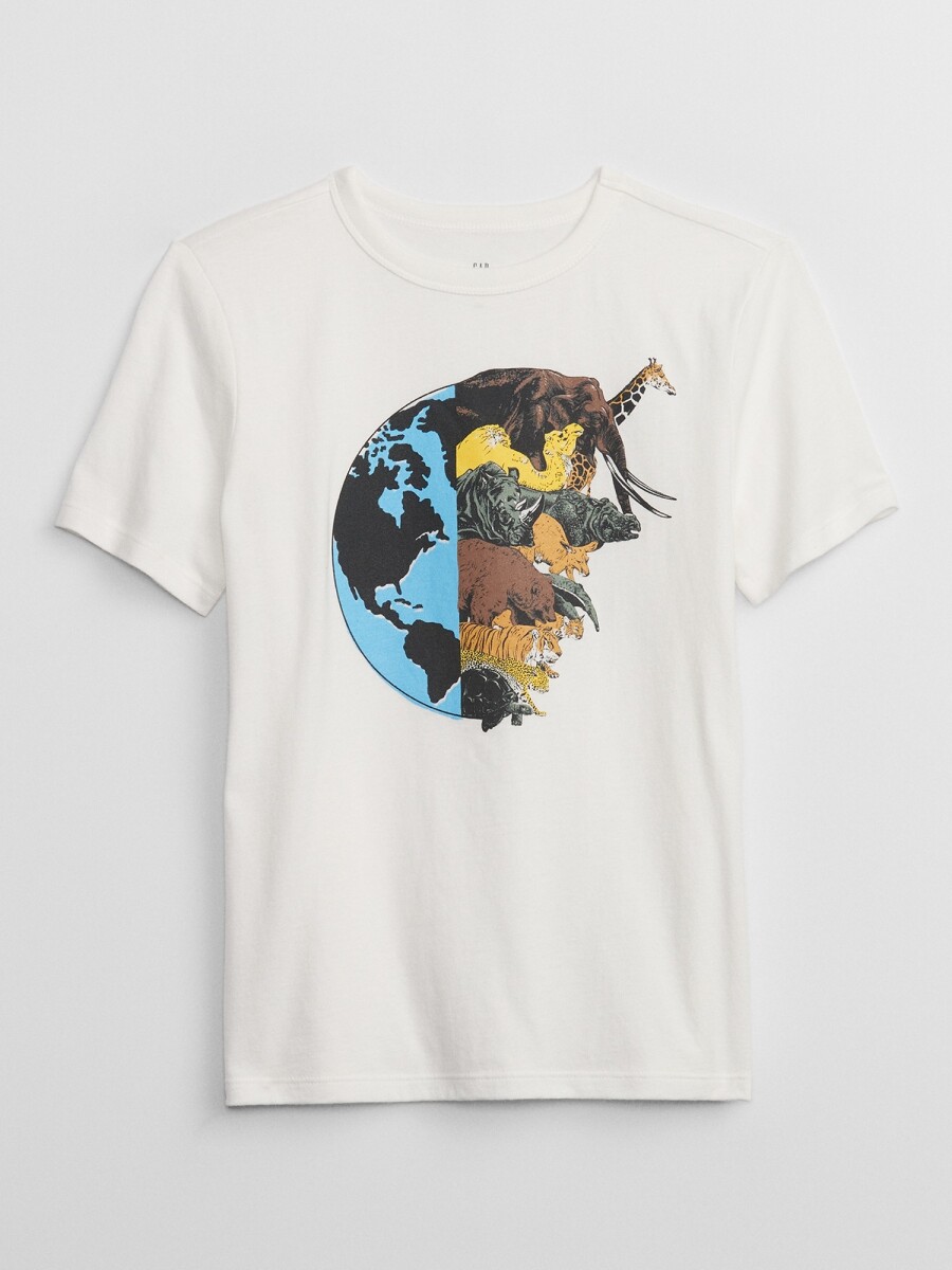 Remera Gráfico Manga Corta Niño - Opt2 New Off White 