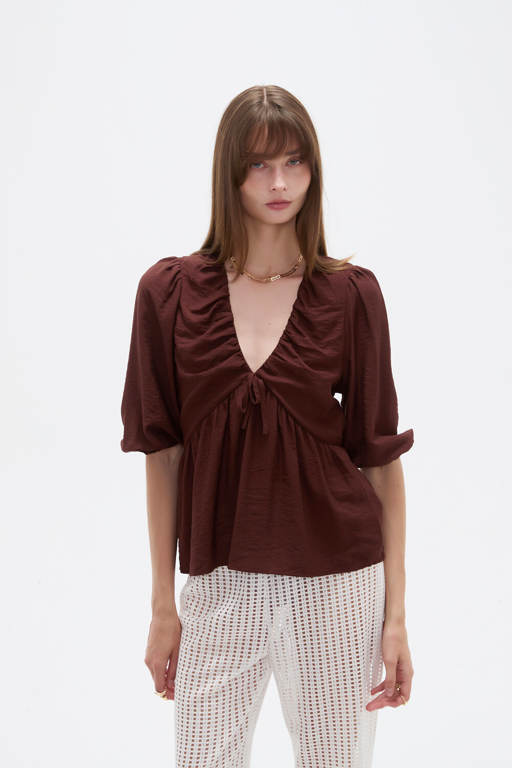 Blusa Melvar Marron