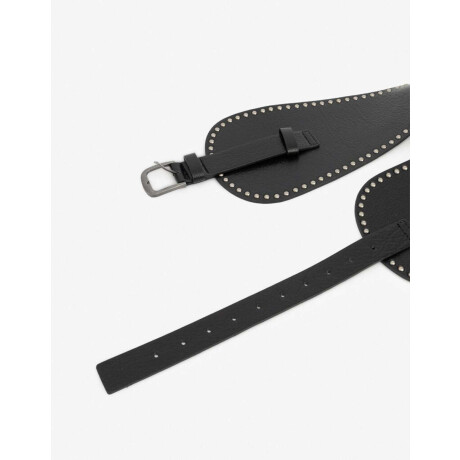 Faja Con Tachas Negro