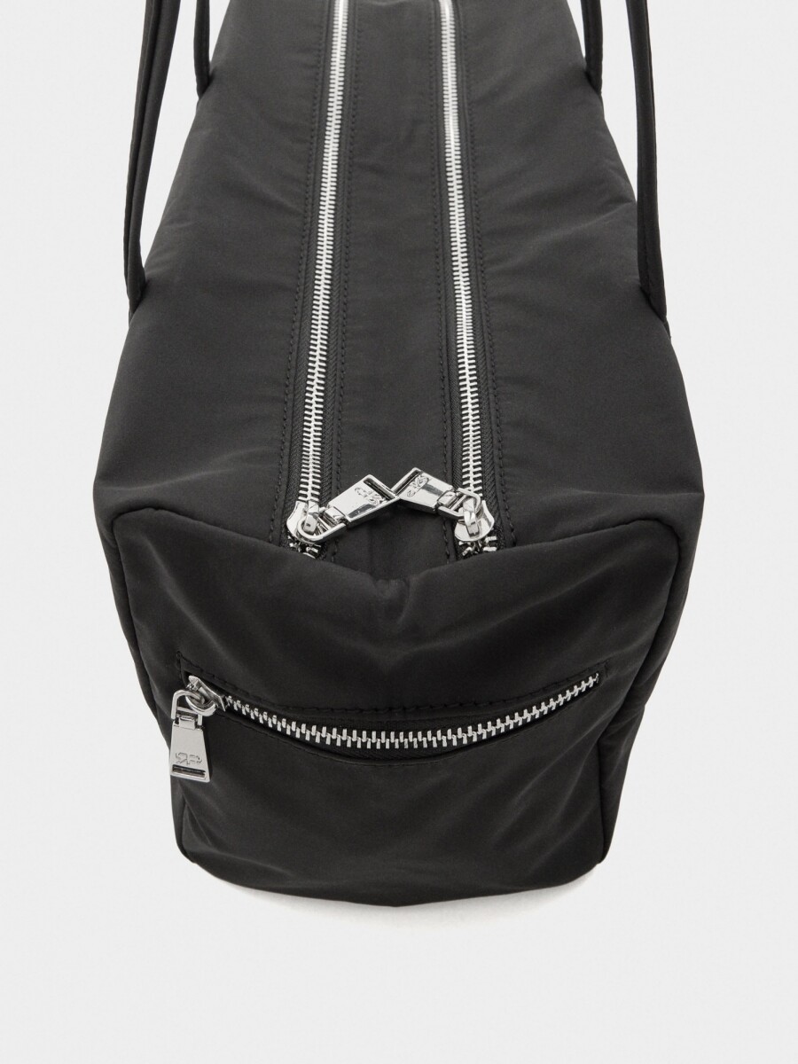 Bolso Bowling De Nylon negro