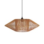 Lampara de techa natural/beige, realizada en fibras cien por ciento naturales Lampara de techa natural/beige, realizada en fibras cien por ciento naturales