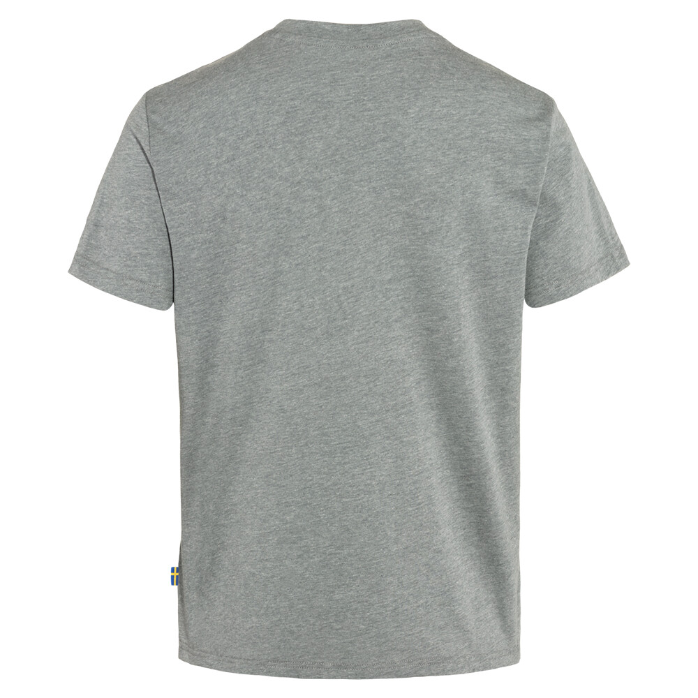 Polo Fjallraven Fox Boxy Logo Tee W Mujer Grey-Melange