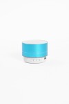 Parlante circular bluetooth portatil celeste