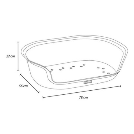 Cama para Mascota Perro o Gato con Colchón Rimax Taupe
