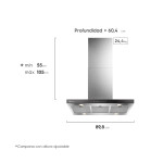 Campana Extractora de Isla Electrolux 90 cm EJIL907EXI Campana Extractora de Isla Electrolux 90 cm EJIL907EXI