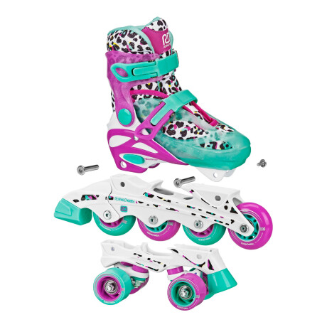 Patines 2EN1 Ajustables para Niños Roller Derby Sprinter Talle 12J-2 001