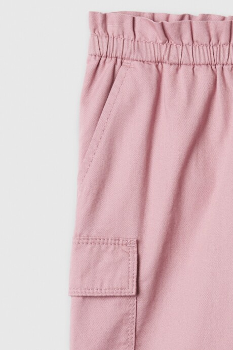 Pantalón Cargo Toddler Niña Lilas Pink 16-1708 Tcx