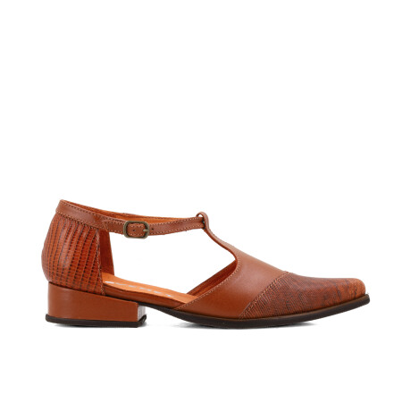 ZAPATO CUERO - GENEVA TOSTADO
