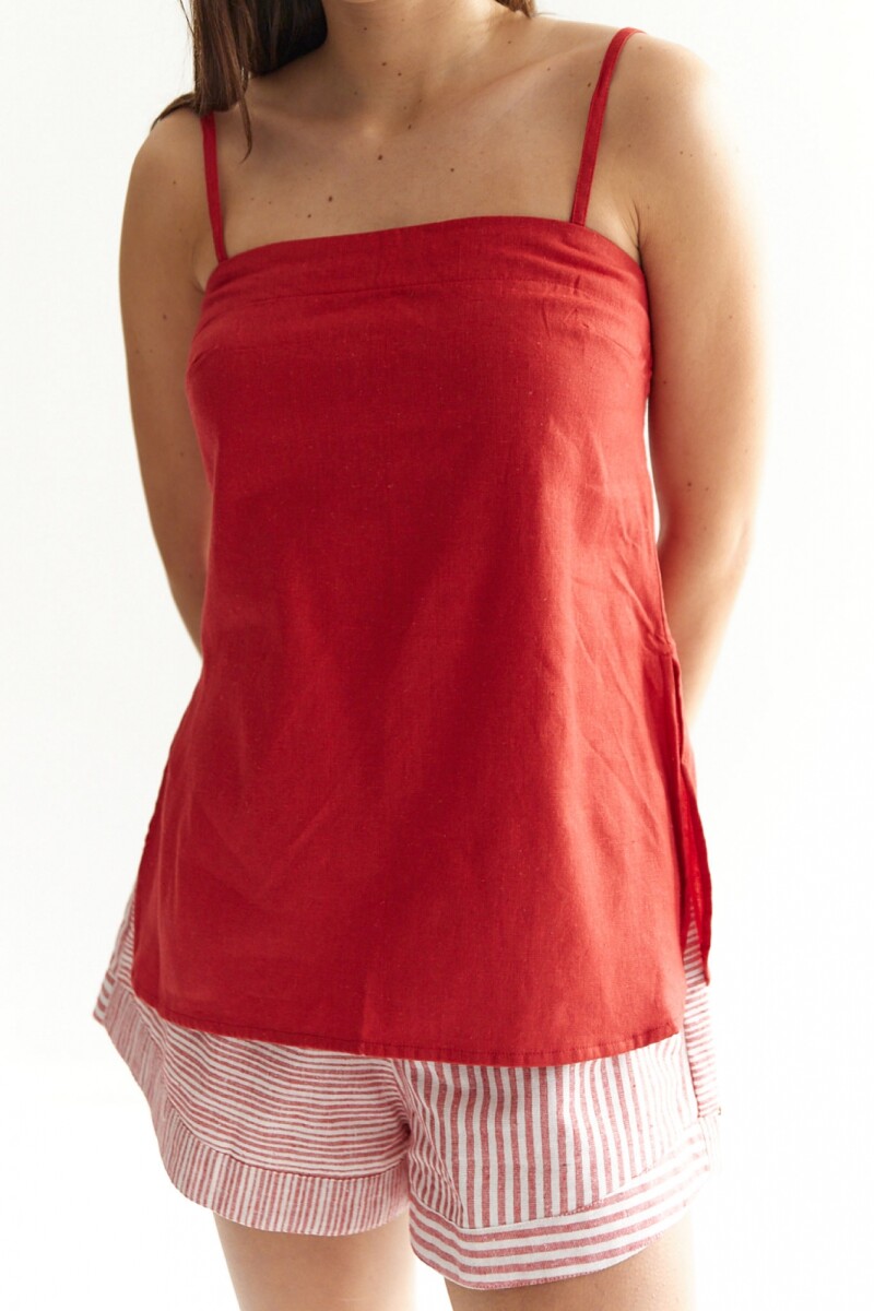 Top Strap - Rojo 