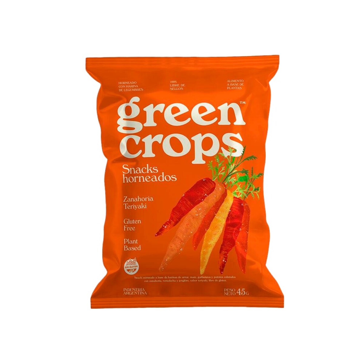Snack Zanahoria Teriyaki 45 g Green Crops 