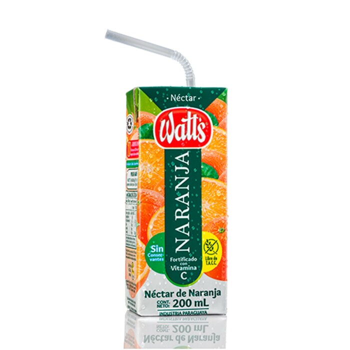 WATTS NECTAR NARANJA FR. X 200 ML. única