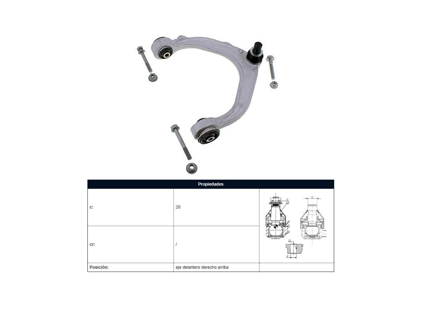 Parilla De Suspension Delantera BMW X5 Xdrive 35I (F15) 14-18 Der 