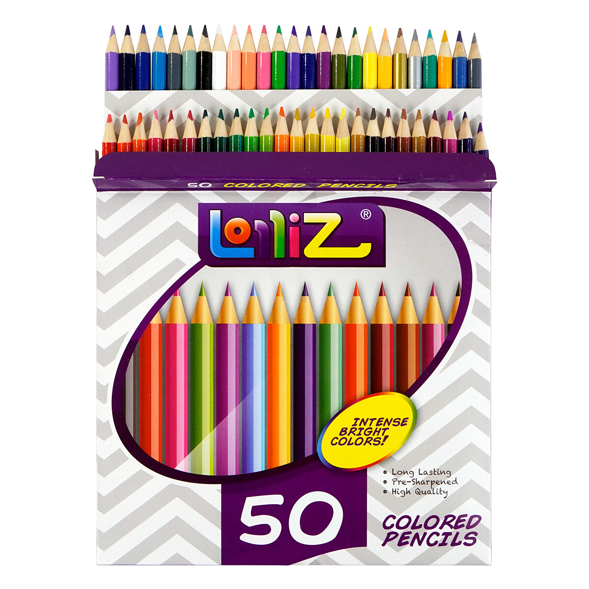 Lapices de colores x50 Lolliz 