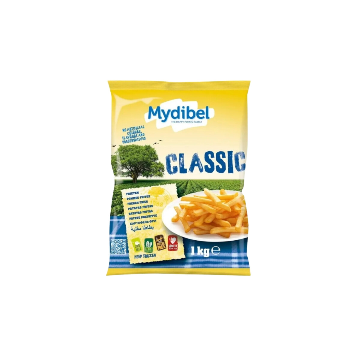 Papas Fritas Corte Tradicional Mydibel - 1kg 