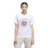 Remeras Adidas Floral Graphic W Femenino Blanco - Lila
