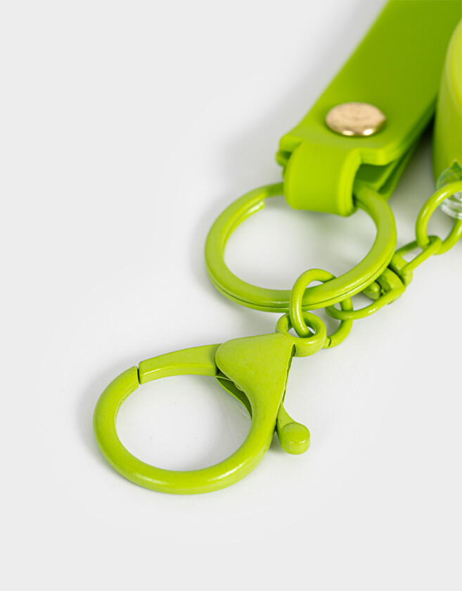 Deco Infantil Llavero Y Charm Glitter "grinch" - Combinacion Multicolor