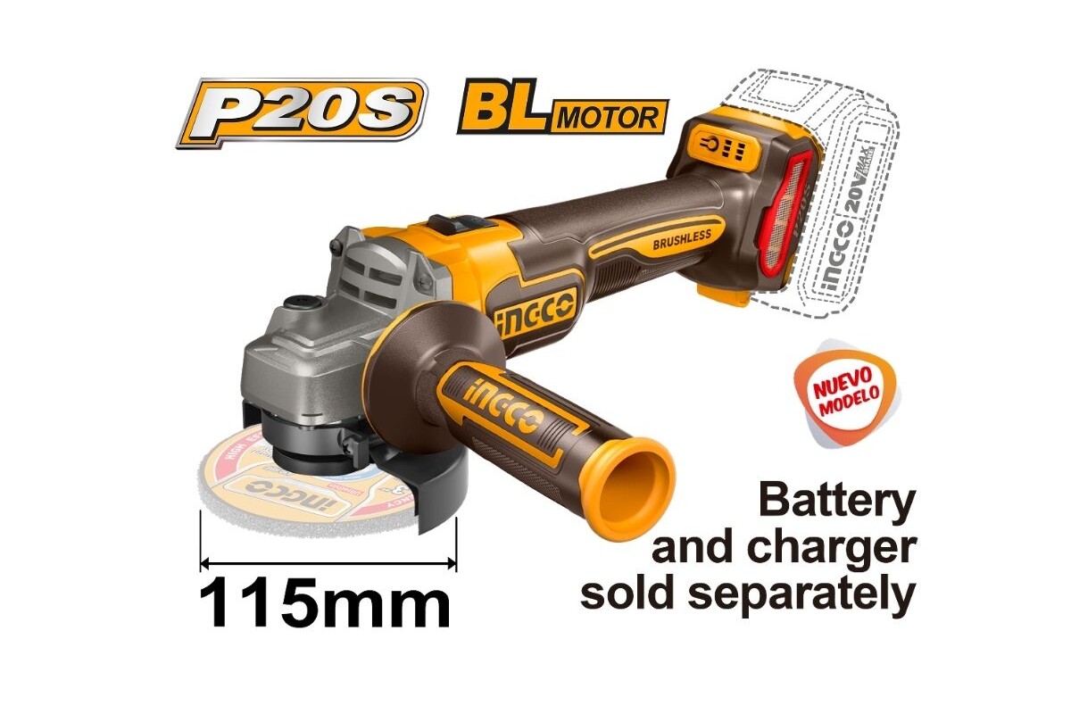 AMOLADORA 20V BRUSHLESS 4 1/2 115M AMOLADORA 20V BRUSHLESS 4 1/2 115M